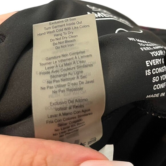 Good American Ombre Leopard Leggings Size M Cinched Waist 7/8 High Rise - Picture 11 of 13